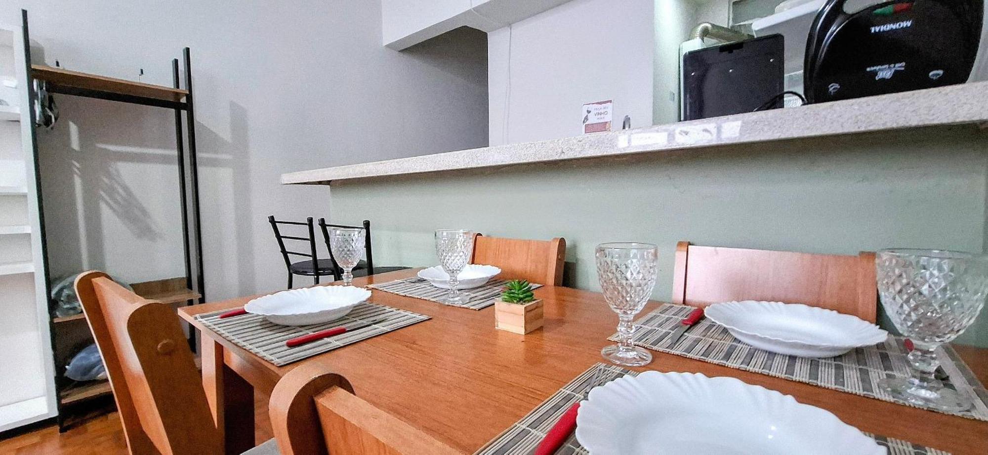 Apartemen Sunrise Flamengo - 4 Hospedes, Metro E Privativo!